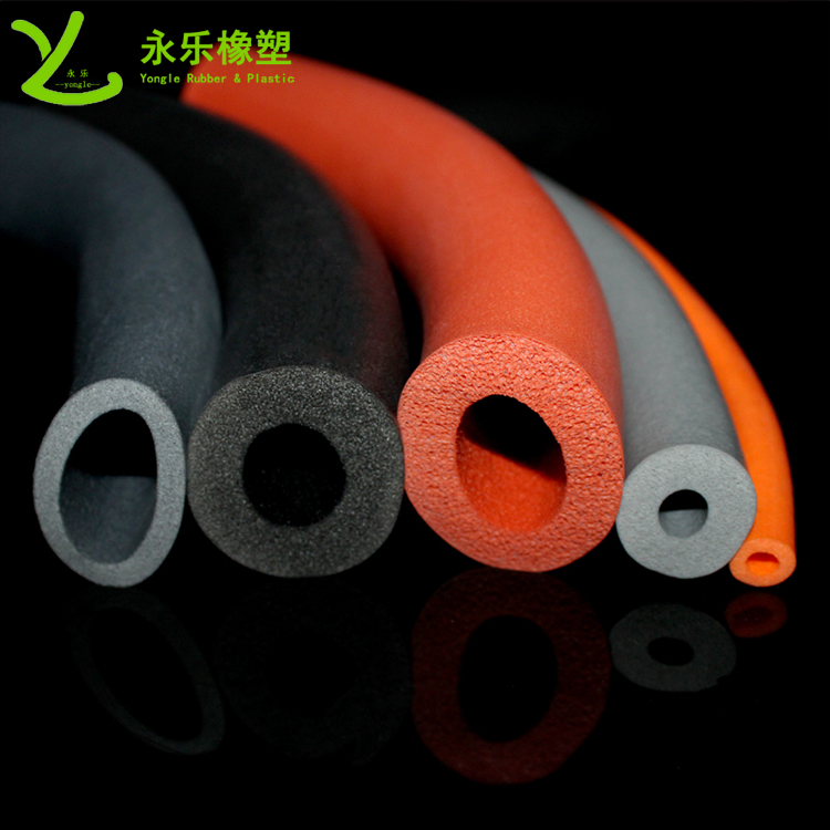 濱海新擠出發(fā)泡硅膠管，耐高溫發(fā)泡硅膠管，彩色發(fā)泡硅膠管