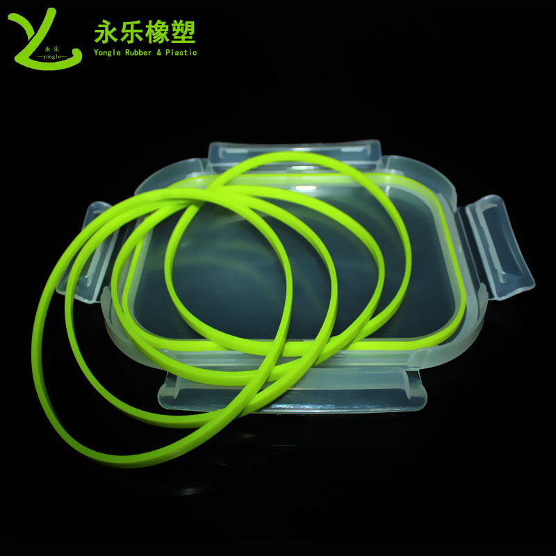 粘接保鮮盒硅膠密封圈，日子型硅膠密封圈，飯盒空心硅膠密封圈