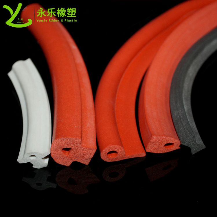 武清耐高溫發(fā)泡硅膠條，阻燃發(fā)泡硅膠條，細(xì)孔硅膠發(fā)泡條