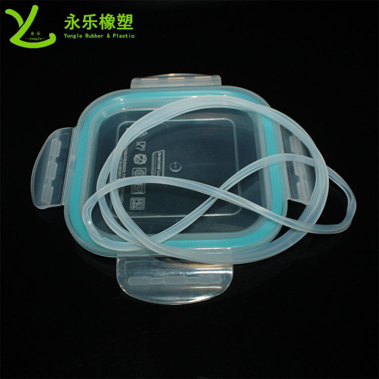 保鮮盒硅膠密封圈，日字形粘接硅膠圈，飯盒硅膠密封圈