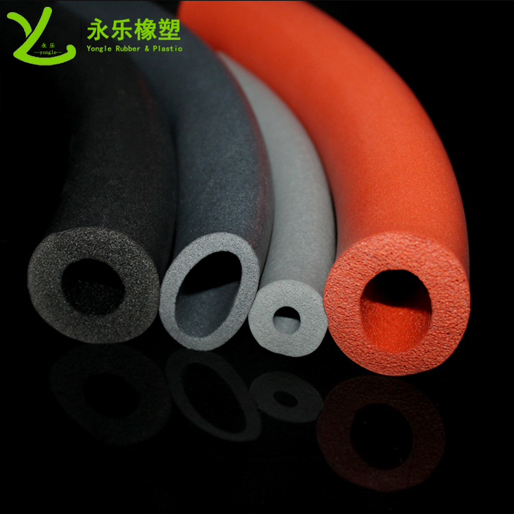 濱海新擠出發(fā)泡硅膠管，耐高溫發(fā)泡硅膠管，彩色發(fā)泡硅膠管