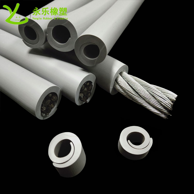 定制電力硅膠螺旋管，阻燃電力硅膠螺旋管，耐高溫電力硅膠螺旋管