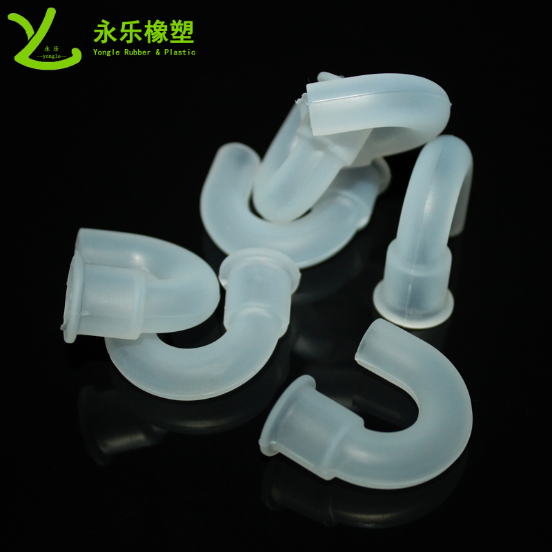 醫(yī)用硅膠彎管，模壓硅膠彎管，血氧儀硅膠彎管