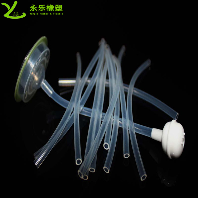 擠出奶瓶硅膠管，食品級(jí)透明奶瓶硅膠管，耐高溫硅膠管