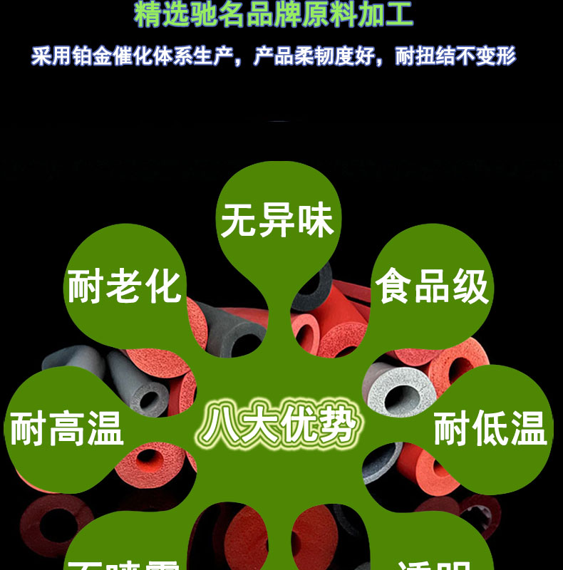 武清無(wú)鹵發(fā)泡硅膠管