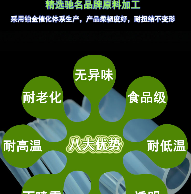 武清透明36#蠕動泵硅膠管