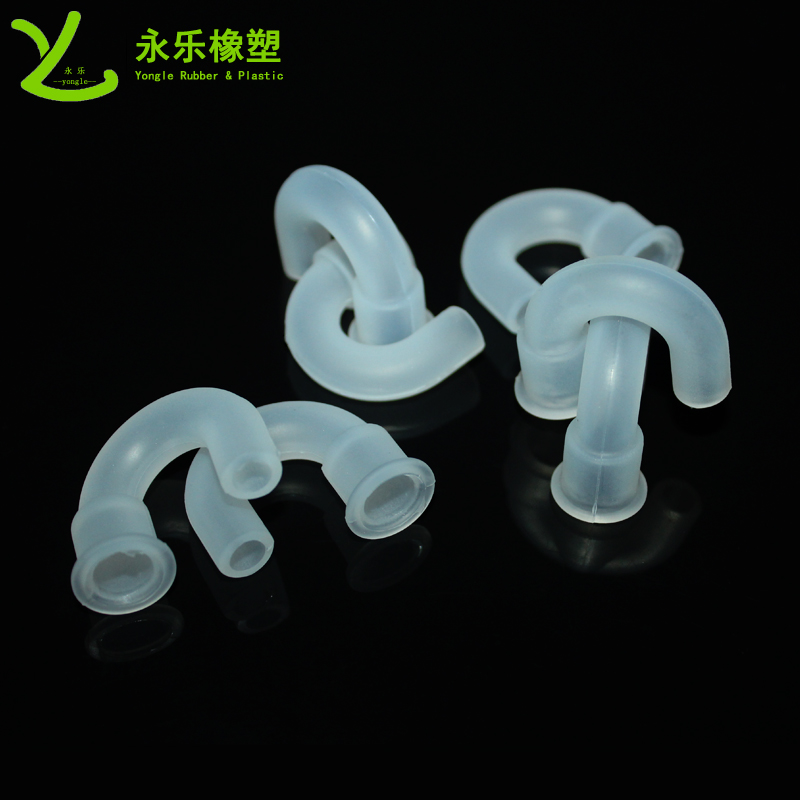 醫(yī)用硅膠彎管，模壓硅膠彎管，血氧儀硅膠彎管