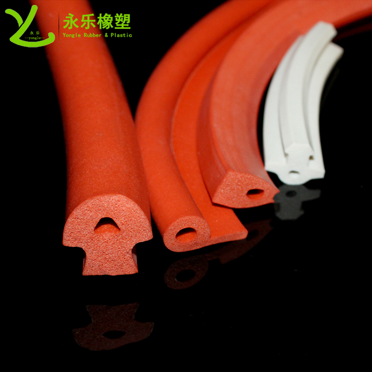 武清耐高溫發(fā)泡硅膠條，阻燃發(fā)泡硅膠條，細(xì)孔硅膠發(fā)泡條