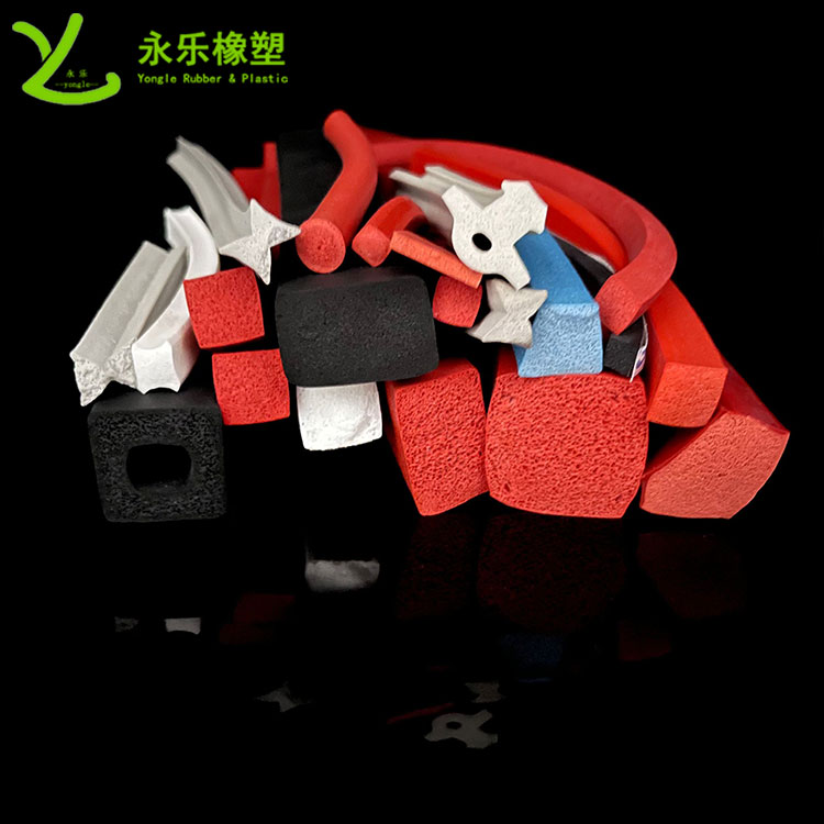 擠出發(fā)泡硅膠條，防水發(fā)泡硅膠條，耐高溫發(fā)泡硅膠條