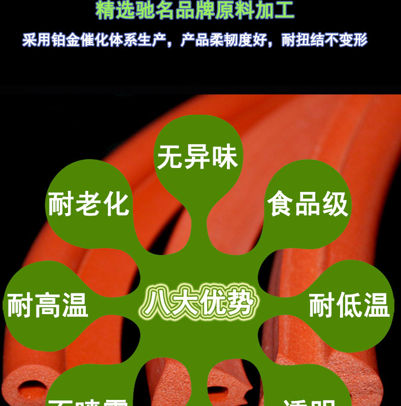 武清阻燃發(fā)泡硅膠條