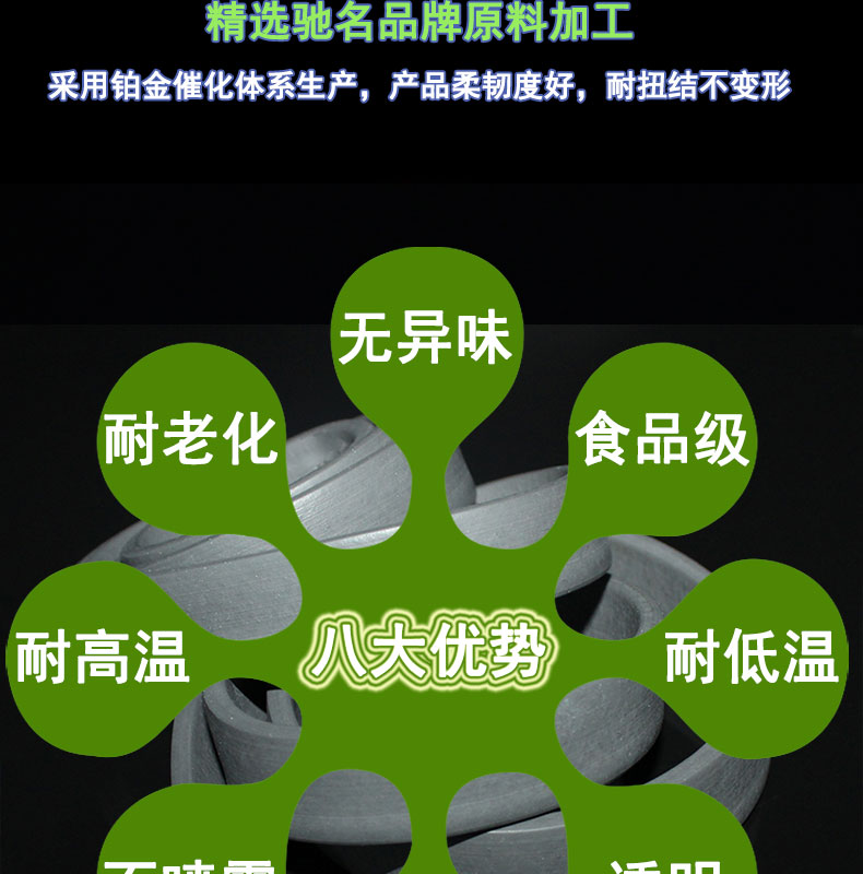 武清無味阻燃發(fā)泡硅膠條