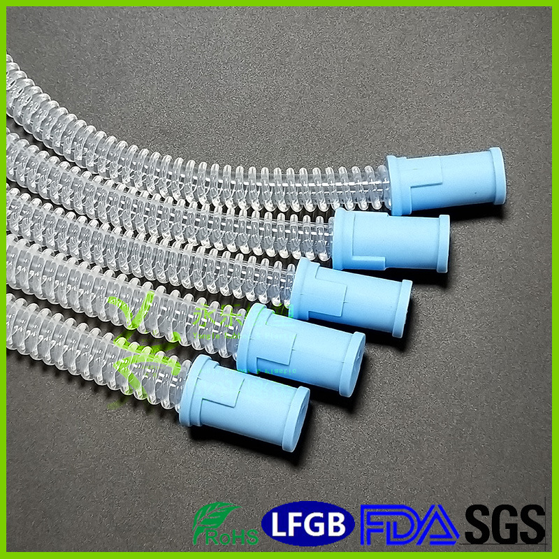 薊醫(yī)用食品螺旋硅膠軟管,重復(fù)使用硅膠螺旋管,呼吸機硅膠管