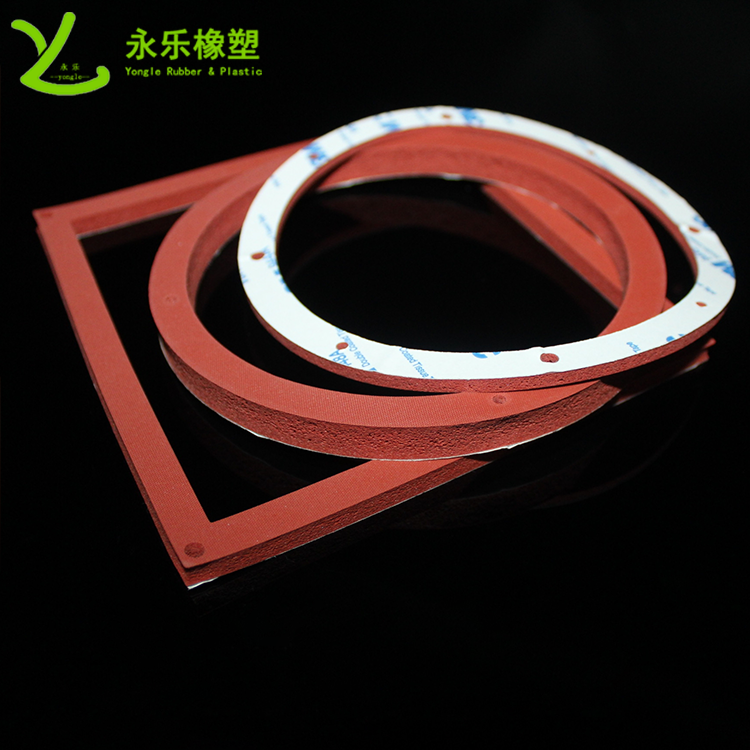 定制模壓發(fā)泡硅膠墊，無氣味模壓發(fā)泡硅膠墊，耐高溫模壓發(fā)泡硅膠墊