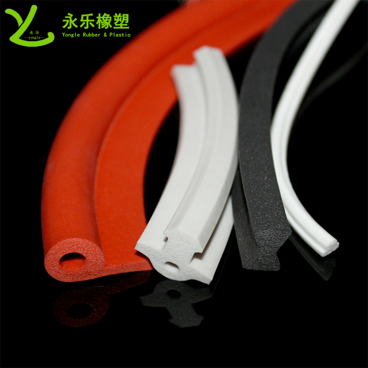 武清耐高溫發(fā)泡硅膠條，阻燃發(fā)泡硅膠條，細(xì)孔硅膠發(fā)泡條