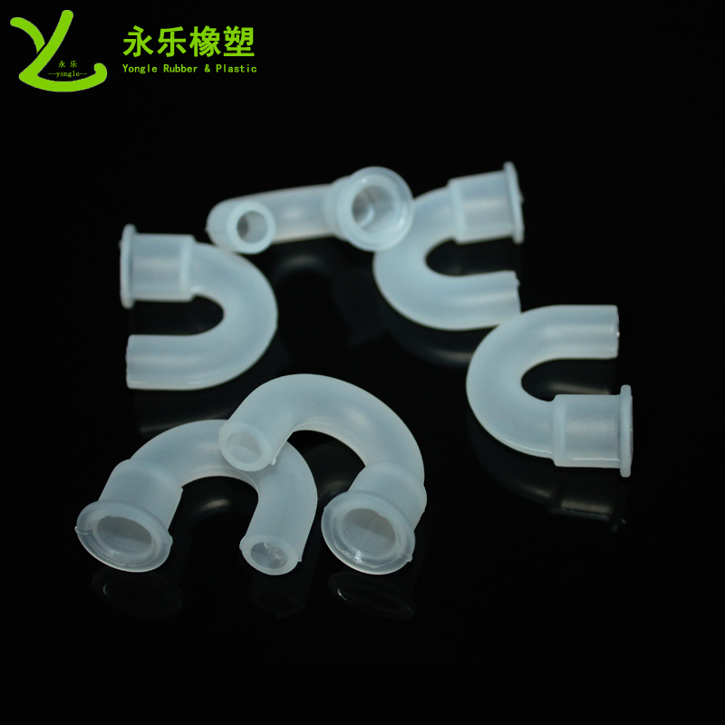 醫(yī)用硅膠彎管，模壓硅膠彎管，血氧儀硅膠彎管
