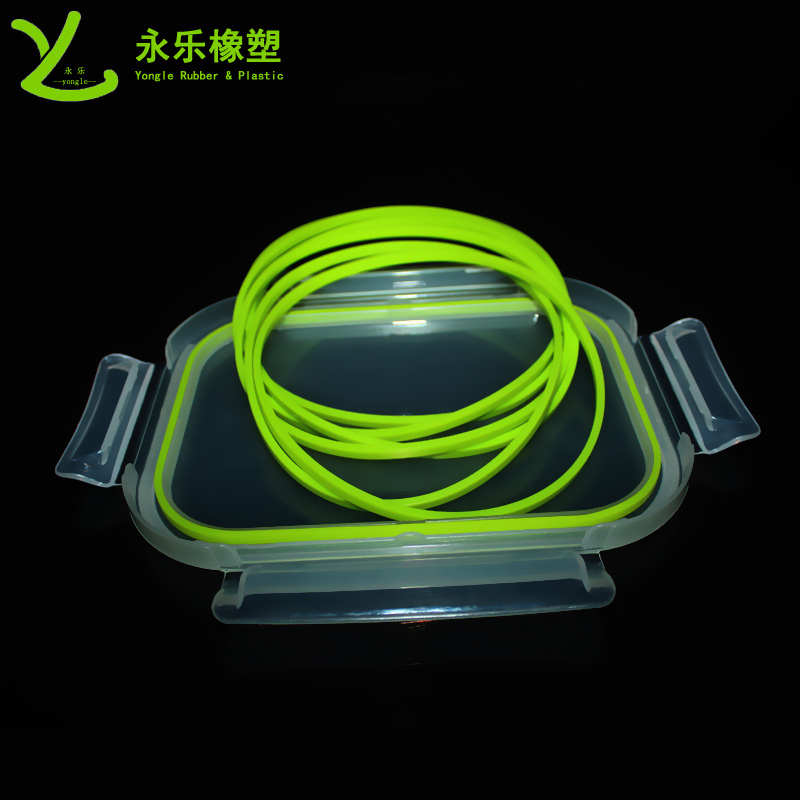粘接保鮮盒硅膠密封圈，日子型硅膠密封圈，飯盒空心硅膠密封圈