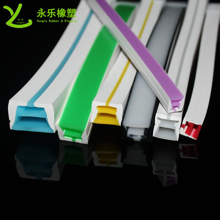 擠出LED硅膠霓虹套管，防水LED硅膠霓虹套管，雙色LED硅膠霓虹套管