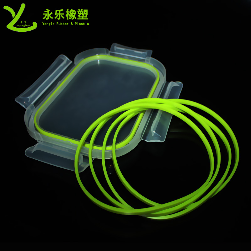 粘接保鮮盒硅膠密封圈，日子型硅膠密封圈，飯盒空心硅膠密封圈