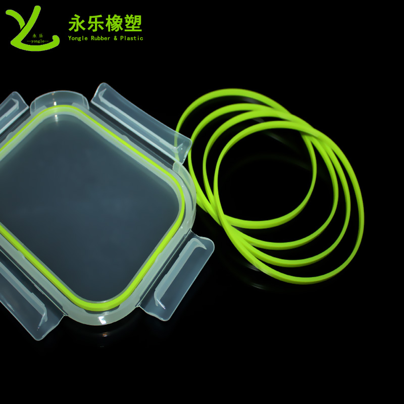 粘接保鮮盒硅膠密封圈，日子型硅膠密封圈，飯盒空心硅膠密封圈
