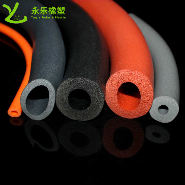 濱海新擠出發(fā)泡硅膠管，耐高溫發(fā)泡硅膠管，彩色發(fā)泡硅膠管